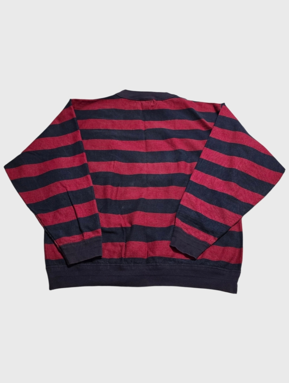 Vtg 90's Structure Active Wear Men's XL Red/Blue Crest Crewneck Sweatshirt Rugby - Picture 5 of 9